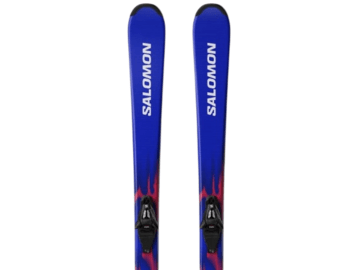 Lyže Salomon L Equipe Jr M + C5 GW J75 Race Blue/Equipe Red 26/27