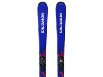 Lyže Salomon L Equipe Jr S + C5 GW J75 Race Blue/Equipe Red 26/27