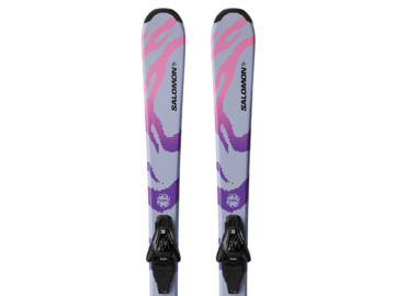 Lyže Salomon L QST Jr Cosmic Sky M + L6 GW Cosmic Sky/Pastel Pink 26/27