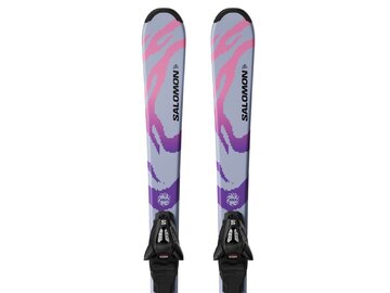 Lyže Salomon L QST Jr Cosmic Sky S + C5 GW J75 Cosmic Sky/Pastel Pink 26/27