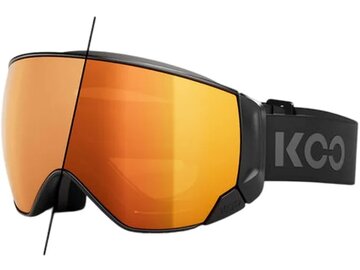 Lyžiarske okuliare KOO Enigma Black/Photochromic Orange Mirror Lens