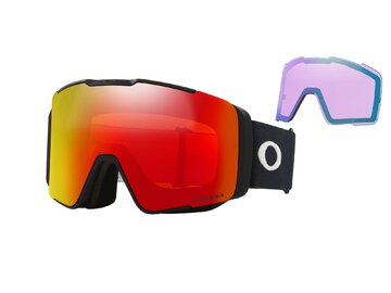 Lyžiarske okuliare Oakley Line Miner Pro L Matte Black W/Prizm Torch & Prizm Iced