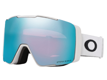 Lyžiarske okuliare Oakley Line Miner Pro M Matte White w/Prizm Sapphire & Prizm Iced