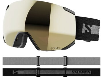 Lyžiarske okuliare Salomon Radium Sigma Black/Black Gold