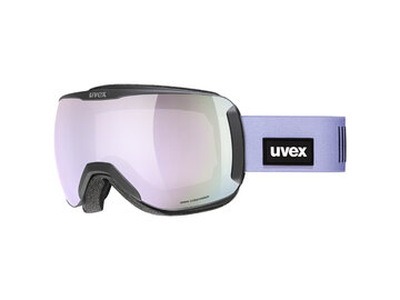 Lyžiarske okuliare Uvex Downhill 2100 CV Race Black Mat SL/Mirror Levender
