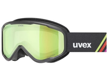 Lyžiarske okuliare Uvex Speedy Nova FM Black Matt DL/Green On Yellow Clear S1