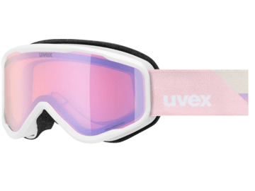 Lyžiarske okuliare Uvex Speedy Nova FM White Matt DL/Rose On Orange Clear S2