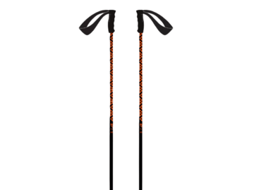 Lyžiarske palice Black Crows Meta Poles Black/Orange 25/26