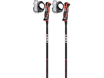 Lyžiarske palice Leki Airfoil 3D Black/Red
