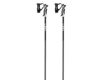 Lyžiarske palice Leki Bold Lite S Dark Anthracite/Bright Red/Black