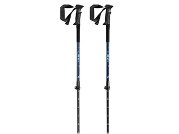 Detské lyžiarske palice Leki Guide Lite Jr Denim Blue/Dark Blue/Cyan