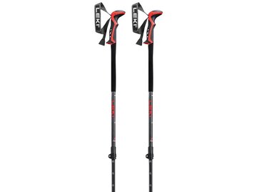 Lyžiarske palice Leki Haute Route 2 Dark Anthracite/Dark Red/Black
