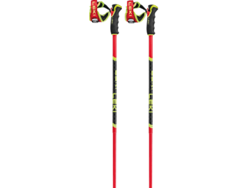 Lyžiarske palice Leki Venom GS 3D Bright Red/Black/Neonyellow