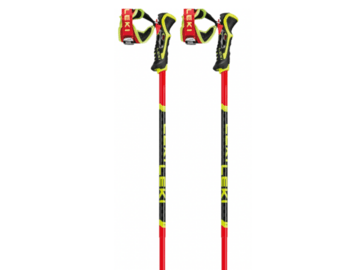 Lyžiarske palice Leki Venom SL 3D Bright Red/Black/Neonyellow