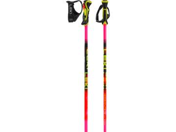 Lyžiarske palice Leki WCR Evo Lite SL TR Neonpink/Neonorange/Neonyellow