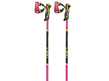 Lyžiarske palice Leki WCR TBS SL 3D Neon Pink/Black/Neonyellow