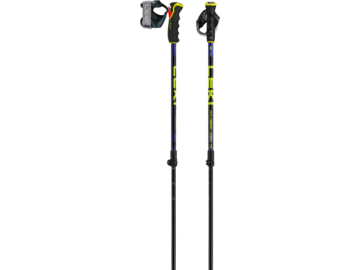 Lyžiarske palice Leki Wyldbird Vario TR Bright Violet/Dark Violet/Neonyellow