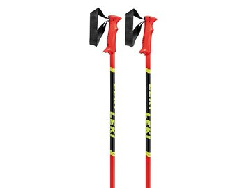 Lyžiarske palice Leki Poles Racing Kids Fluorescent Red/Black/Neonyellow