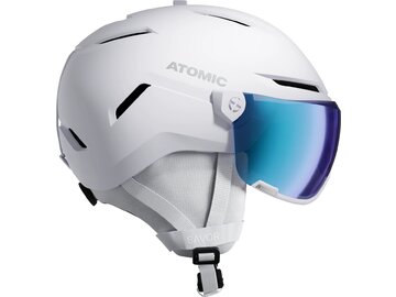 Lyžiarska prilba Atomic Savor Visor Stereo White Heather