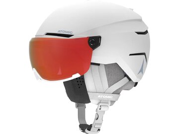 Lyžiarska prilba Atomic Savor Visor Photo White Heather