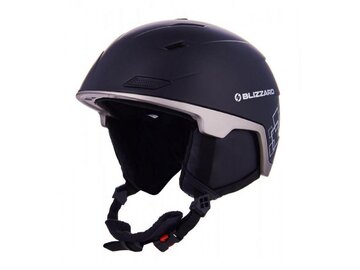 Lyžiarska prilba Blizzard Double Ski Black Matt/Gun Metal/Silver Squares 20/21