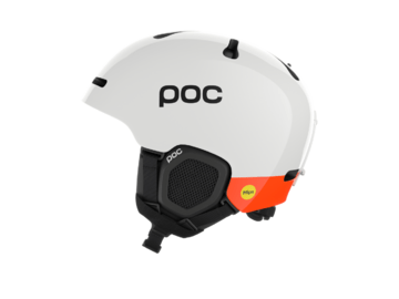 Lyžiarska prilba POC Fornix MIPS Hydrogen White/Fluorescent Orange