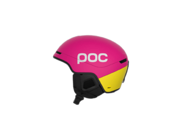 Lyžiarska prilba POC Obex Contour Rhos Red Matt/Citrine Yellow Matt