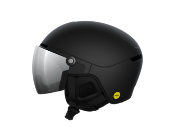 Lyžiarska prilba POC Obex Visor MIPS Uranium Black Matt