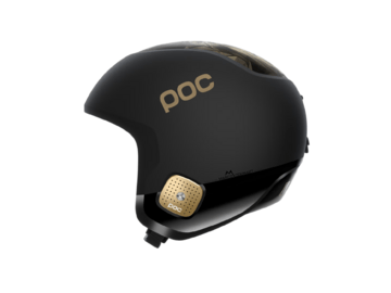 Lyžiarska prilba POC Skull Dura Jr Marco Odermatt Ed. Uranium Black/Podium Gold
