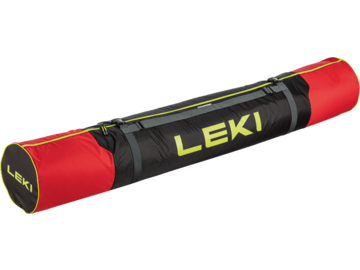Vak na lyže Leki Alpine Ski Bag Bright Red/Black/Neonyellow
