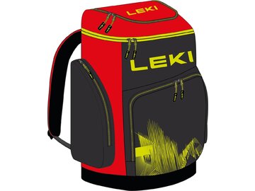 Batoh na lyžiarky Leki Skiboot Bag WCR 85L Bright Red/Black/Neonyellow