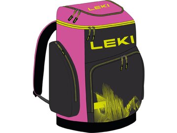 Batoh na lyžiarky Leki Skiboot Bag WCR 85L Neonpink/Black/Neonyellow