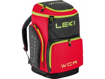 Vak na lyžiarky Leki WCR 85L Bright Red/Black/Neonyellow