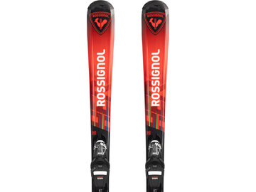 Lyže Rossignol Hero Jr 130-150 Xpress Jr + Xpress 7 GW Black 25/26