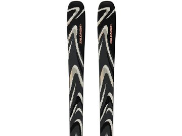 Lyže Salomon N QST 94 Black/Almond Milk/Fusion Coral 25/26