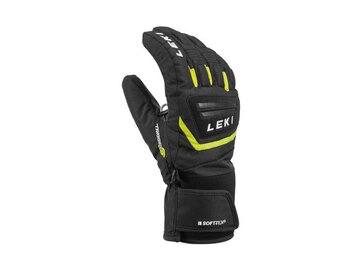 Lyžiarske rukavice Leki Griffin S Junior Black/Yellow 20/21