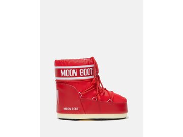 Snehule Moon Boot Icon Low Nylon Red
