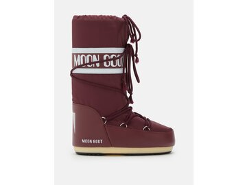 Snehule Moon Boot Icon Nylon Burgundy