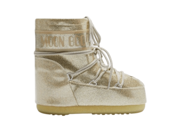 Snehule Moon Boot Icon Low Glitter Gold