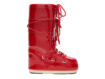 Snehule Moon Boot Icon Vinile Met Red