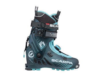 Skialpové lyžiarky Scarpa F1 Wmn Anthracite/Aqua 24/25