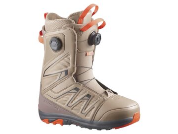 Snowboardové topánky Salomon Launch Boa Sj Boa Kelp/Brown Lentil 26/27