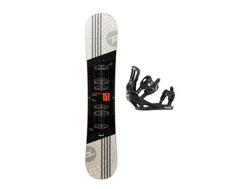 Snowboard Rossignol District White Wide + Battle B&W M/L