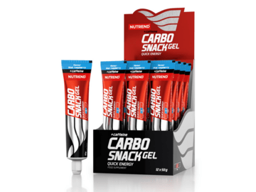 Energetický gél Nutrend Carbosnack with Caffeine Modrá Malina 50 g