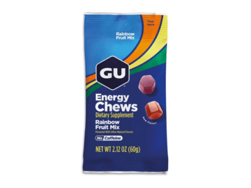 Energetická výživa GU Energy Chews 60 g Rainbow Fruit Mix