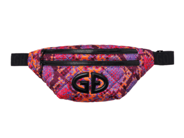 Ľadvinka Goldbergh Fiorentina Fanny Pack Snake Pink
