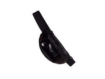 Ľadvinka Goldbergh Glitter Fanny Bag Black