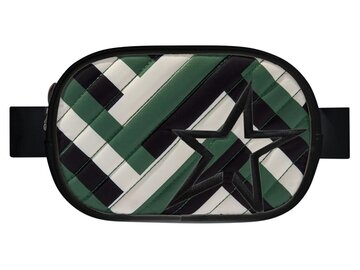 Ľadvinka Perfect Moment Star Bum Bag Waffle Print/Green