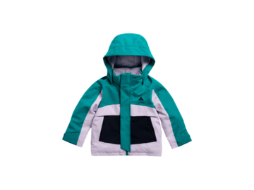 Zimná bunda Burton Toddlers' Ascutney 2L Jacket Pacific Teal/Moondust Purple/True Black