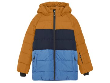 Detská bunda Color Kids Ski Jacket Colorblock Quilt Marmalade